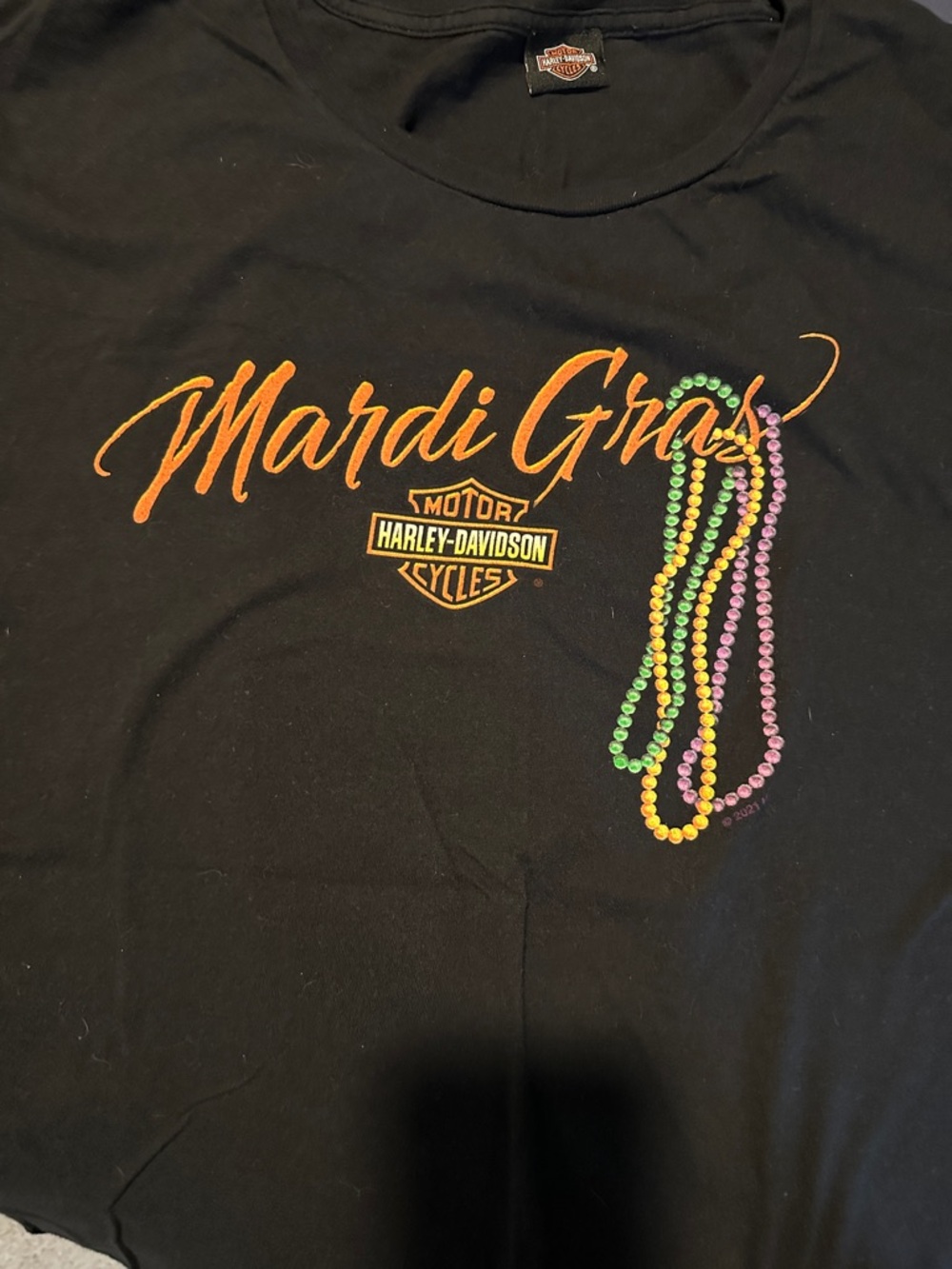 Harley-Davidson Kids' Black Mardi Gras T-Shirt